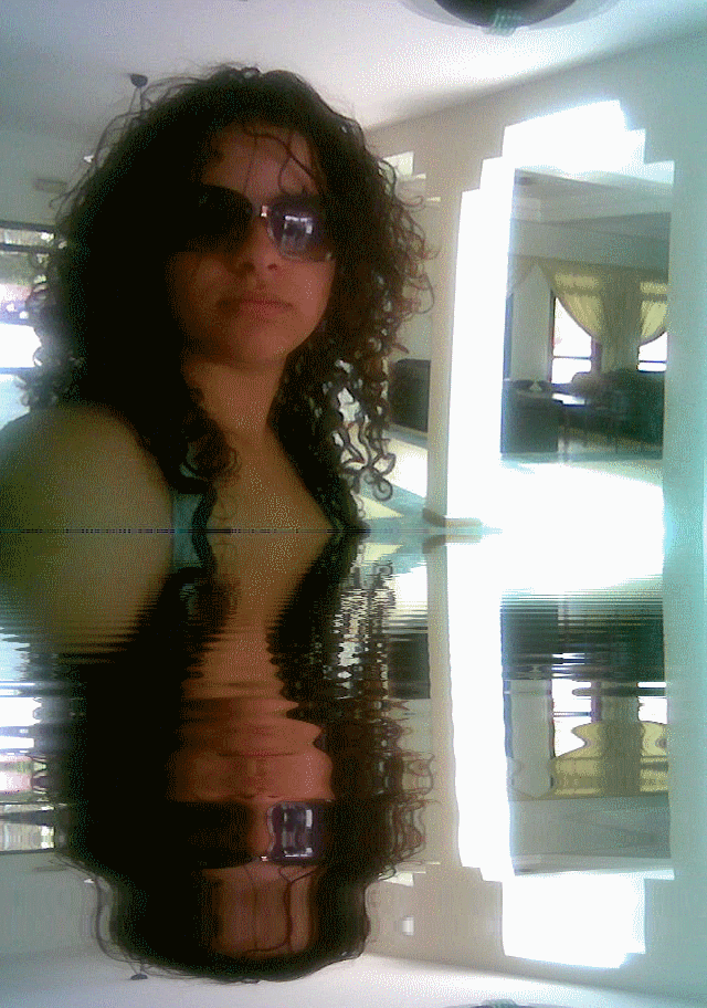 moi en reflet