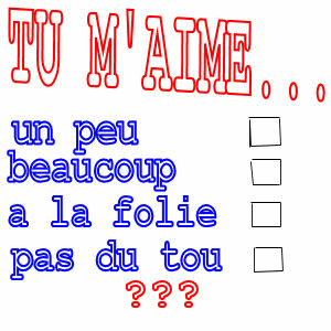 QUE AIME Tu???????????